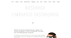 Desktop Screenshot of biesenhof.nl